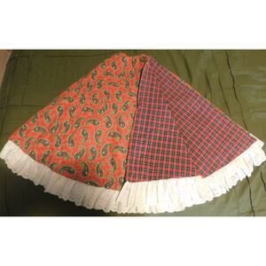Christmas Tree Skirt Reversible 50"